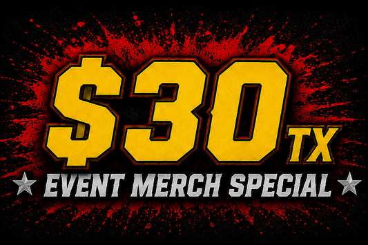 Event Merch: $30 Tax-In!
