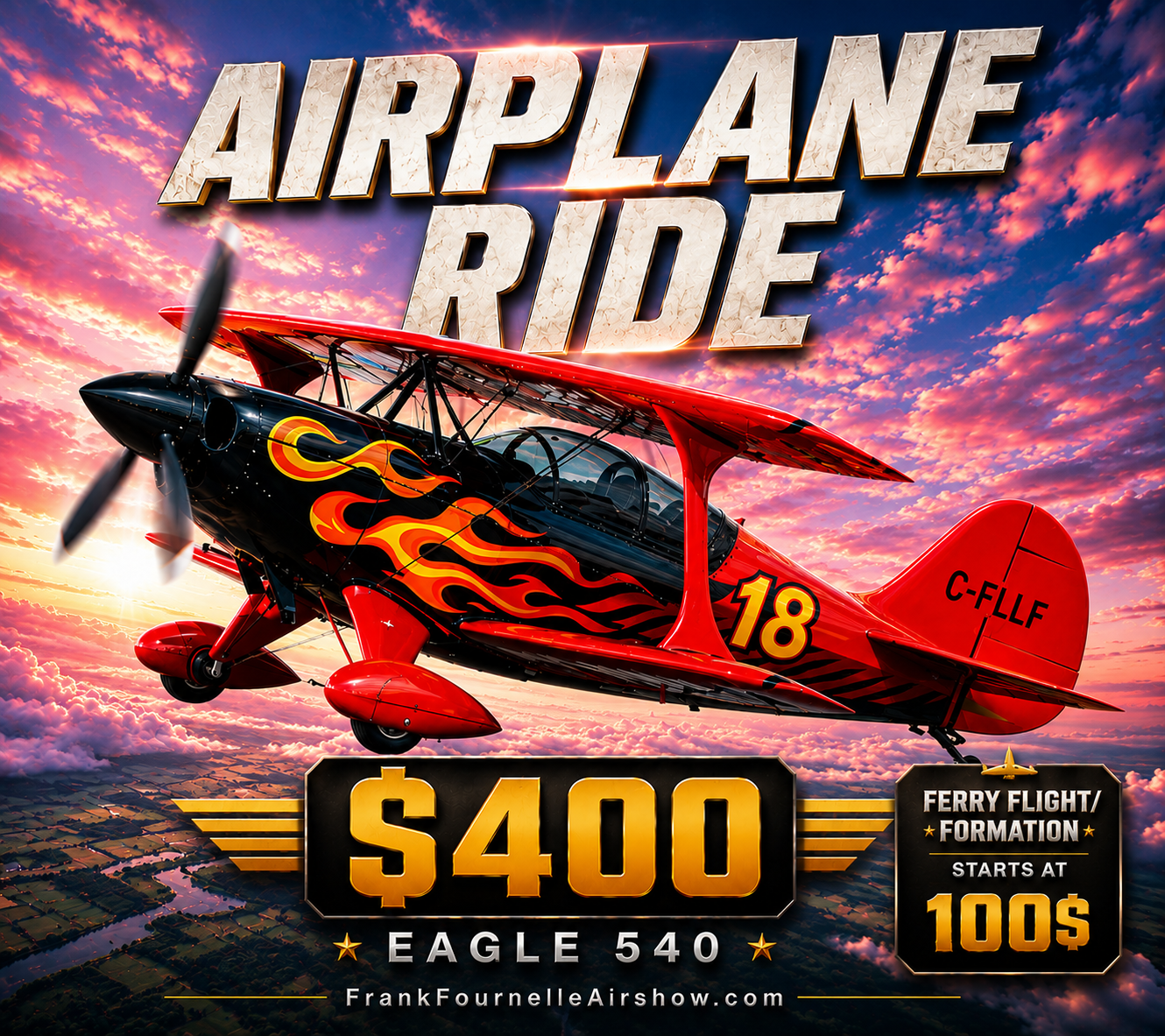 Airplane Ride Eagle 540 $400