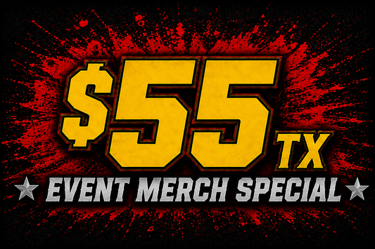 Event Merch: $55 Tax-In!