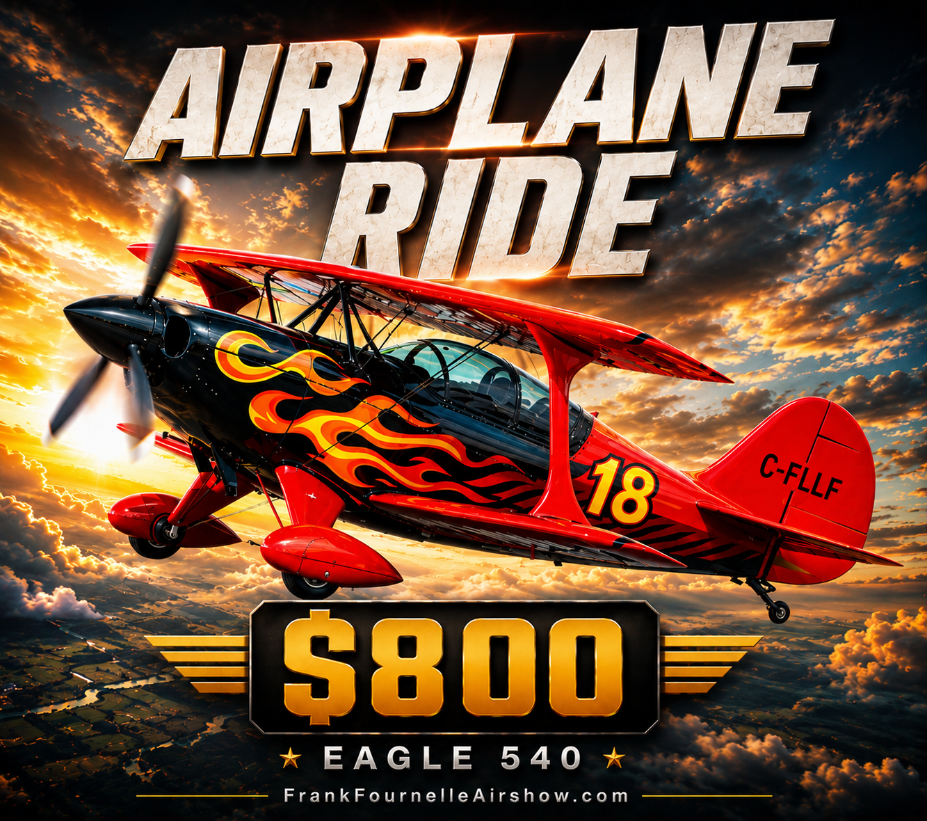 Airplane Ride Eagle 540 $800