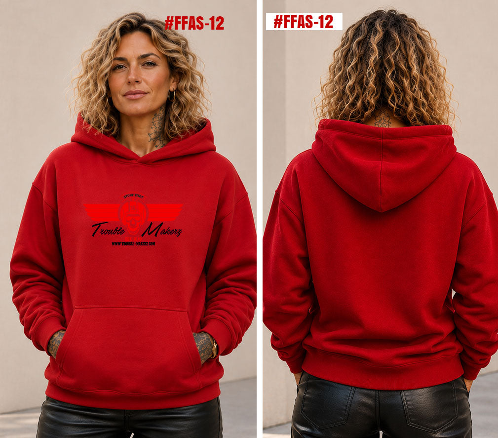 Frank Fournelle Airshow trouble-makerz skull Hoodie [FFAS-12]