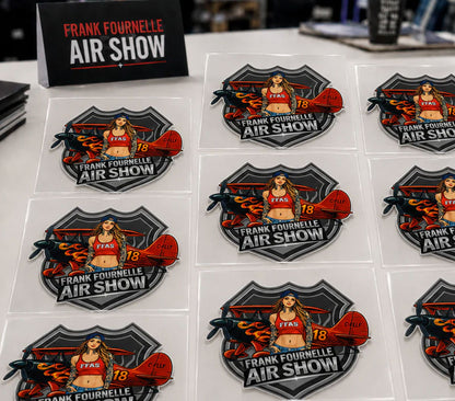 Frank Fournelle Airshow Stickers - Eagle 540