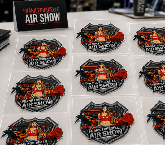 Frank Fournelle Airshow Stickers - Eagle 540