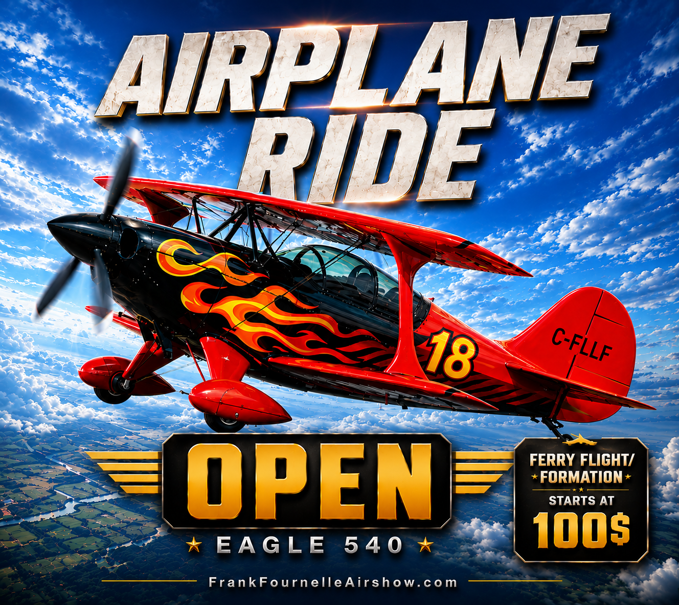 Airplane Ride – OPEN (Pay What You Want)
